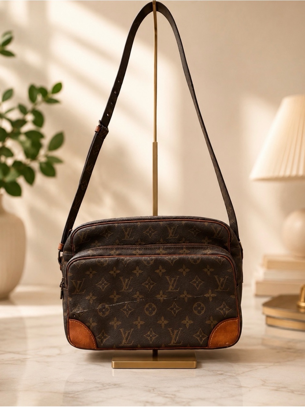 Louis Vuitton Monogram Messenger Crossbody - Rehab to Fab - Budget Friendly